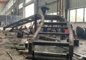 Custom metal welded staircases