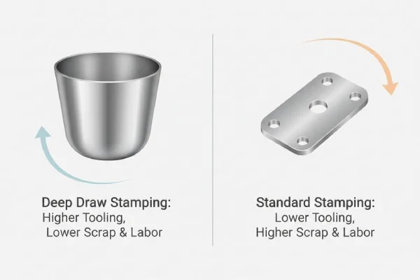 deep drawn stamping parts