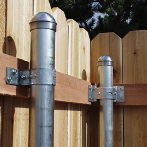 metal fence post brackets