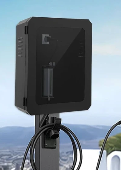 EV charging station housing