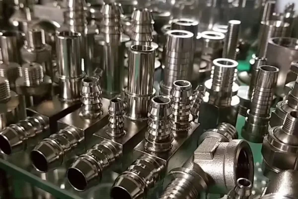 high-precision CNC machining projects involving steel parts