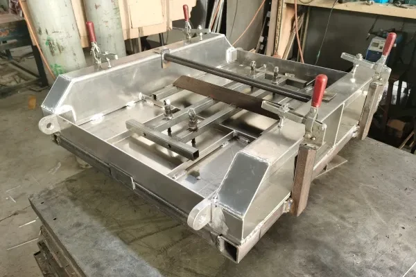 aluminum sheet metal bending bracket